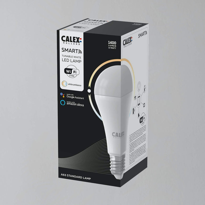 Calex 14w E27 GLS 2200-4000k Smart LED Bulb (80w eqv)