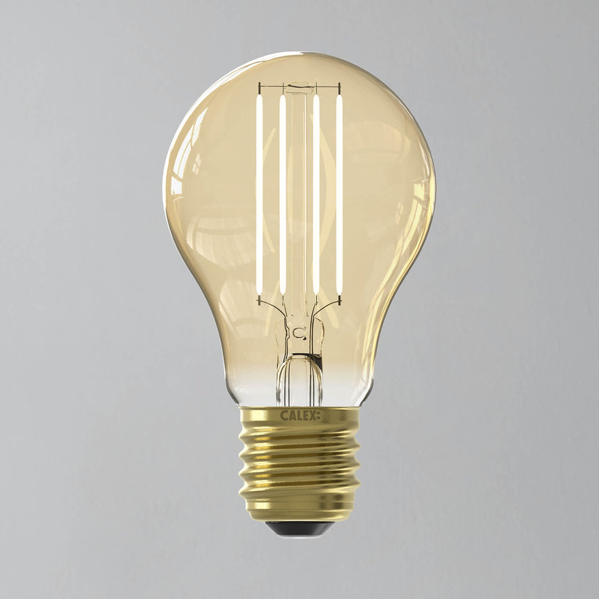 Calex 7w GLS Rustic 1800-3000k LED Filament Smart Bulb Gold