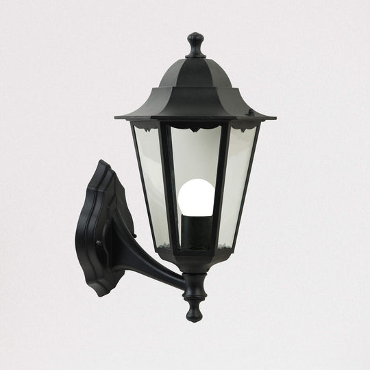 Nordlux Cardiff Traditional Wall Lantern - Black - -Lampsy