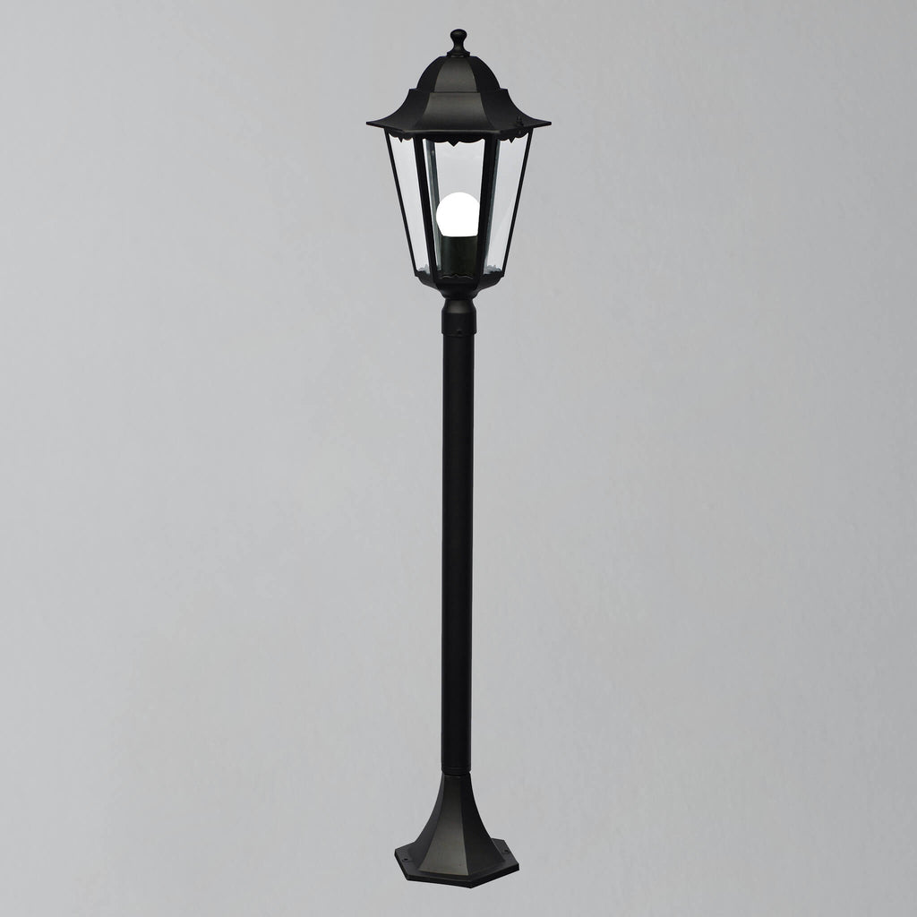 Cardiff Traditional Post Light, Black
