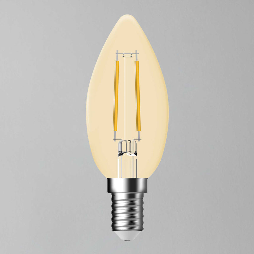 E14 400lm 4.8w Candle LED Filament Dimmable Light Bulb