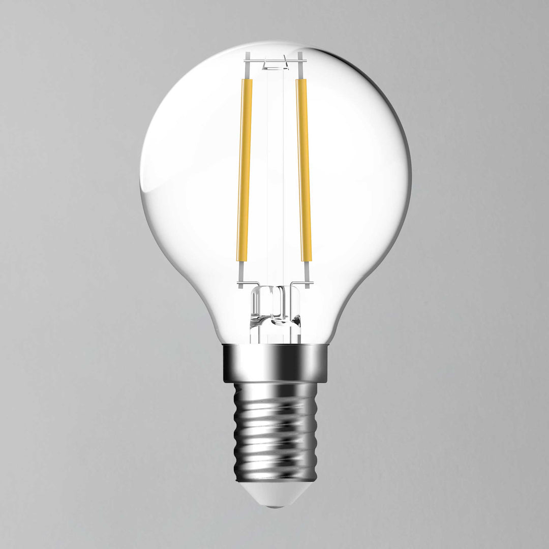 E14 4w 500lm G45 Golf LED Filament Cool White Light Bulb
