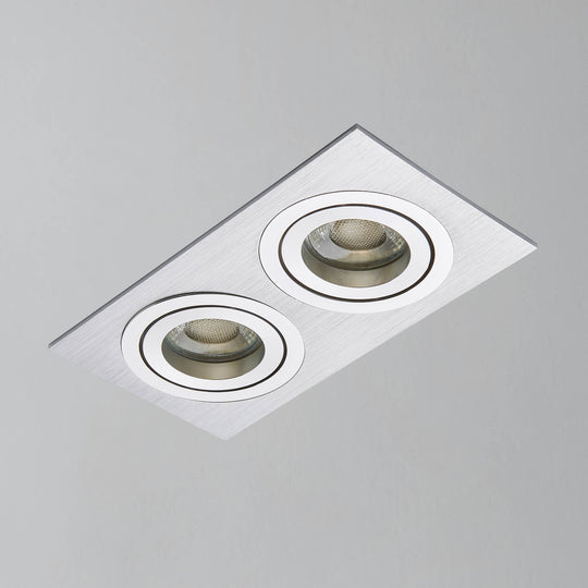 Ezra Adjustable 2 Light Square Recessed Downlight