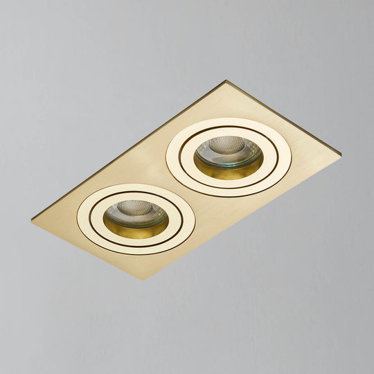Ezra Adjustable 2 Light Square Recessed Downlight