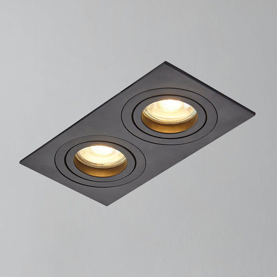 Ezra Adjustable 2 Light Square Recessed Downlight