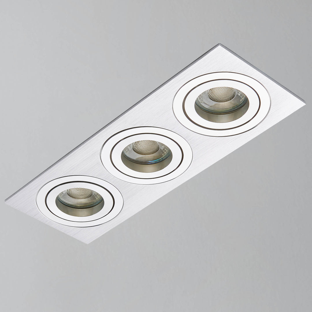 Ezra Adjustable 3 Light Square Recessed Downlight