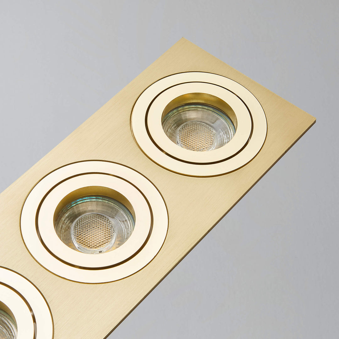Ezra Adjustable 3 Light Square Recessed Downlight