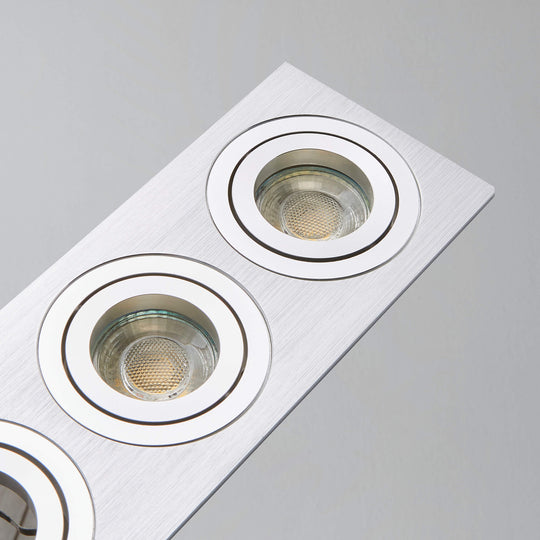 Ezra Adjustable 3 Light Square Recessed Downlight