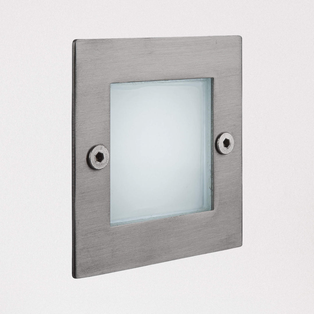 Lampsy FLR Vejen Square Glass LED Wall & Step Light - -Lampsy