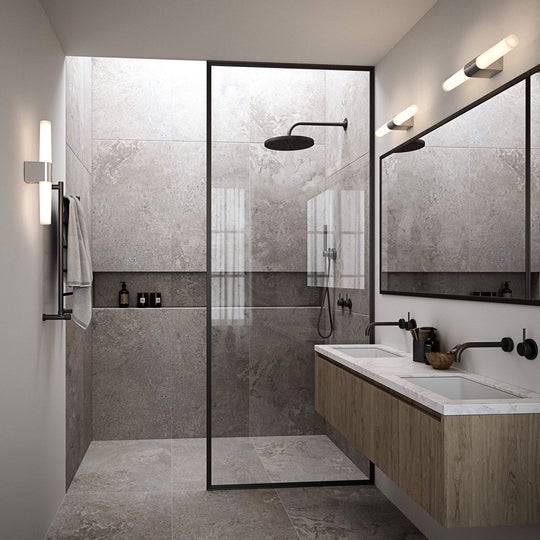 Helva Double LED Bathroom Wall Light