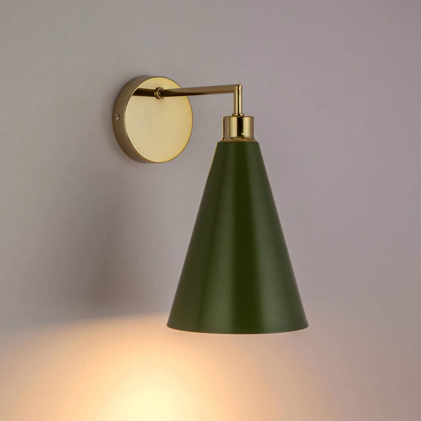 Cone Shade Wall Light