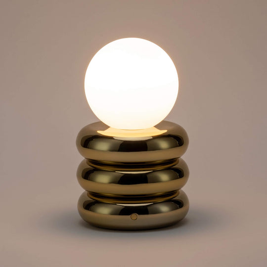 Rechargeable Table Lamp, Brass