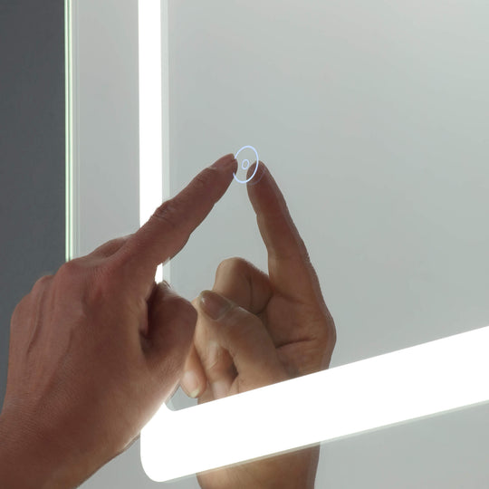 Lampsy Polder 700x500mm LED Illuminated Bathroom Mirror - -Lampsy