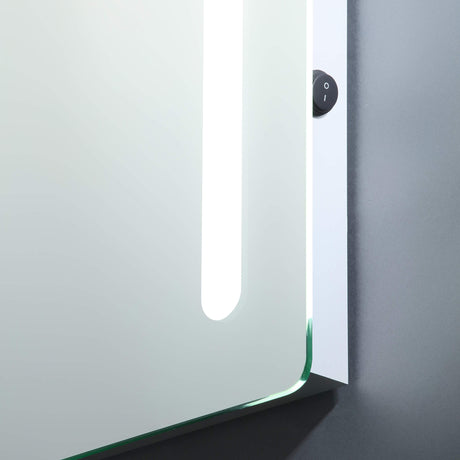 Lampsy Dedra 500x700mm LED Illuminated Bathroom Mirror - -Lampsy