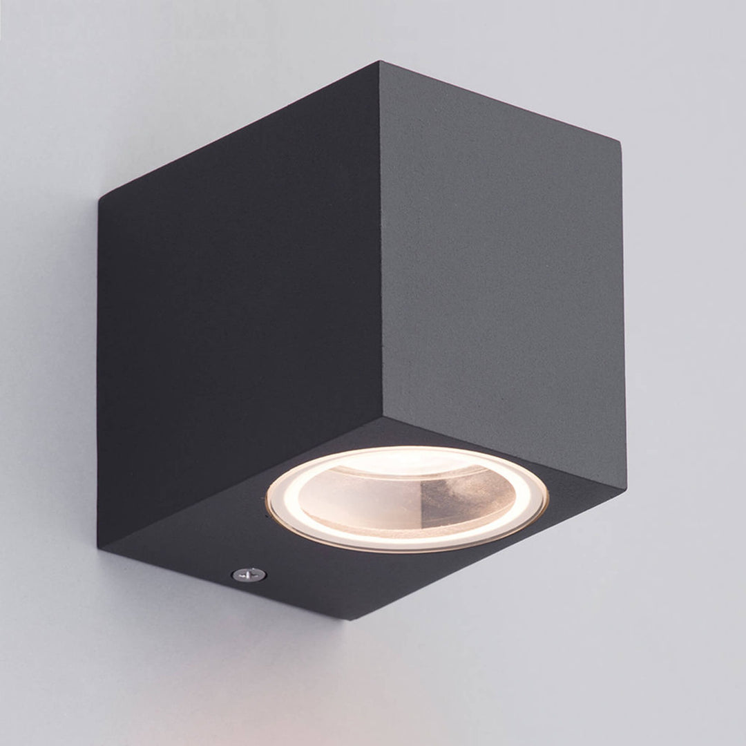 Lampsy Axel Cube Wall Downlight - Anthracite-Lampsy