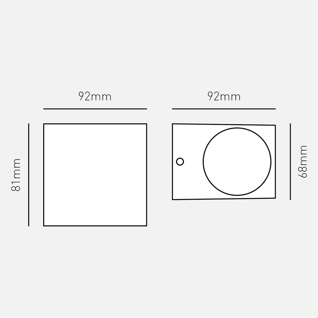 Lampsy Axel Cube Wall Downlight - -Lampsy