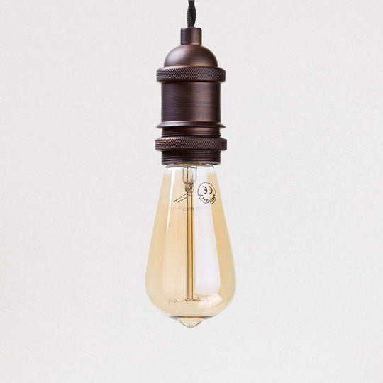 Lampsy Lumit Edison Pendant Light - Antique Bronze-Lampsy