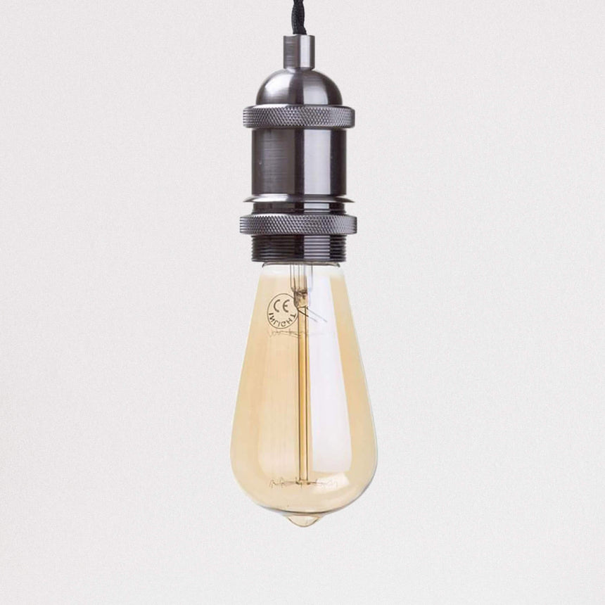 Lampsy Lumit Edison Pendant Light - Pewter-Lampsy