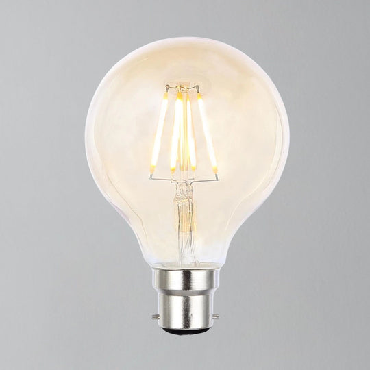 300lm G8 Globe 2200k Dimmable LED Filament Light Bulb B22