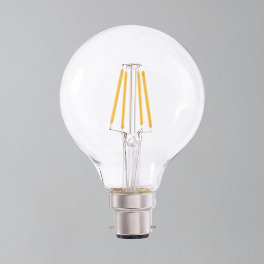 300lm G8 Globe 2200k Dimmable LED Filament Light Bulb B22