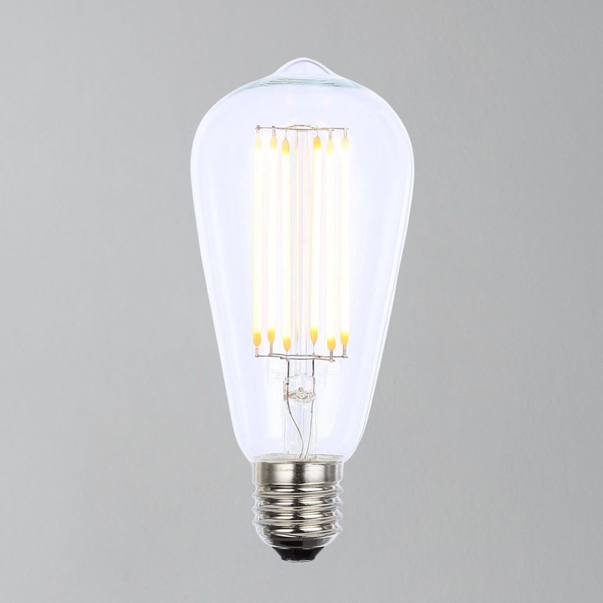 500lm ST64 2200k Dimmable LED Filament Light Bulb E27 (40w eqv)