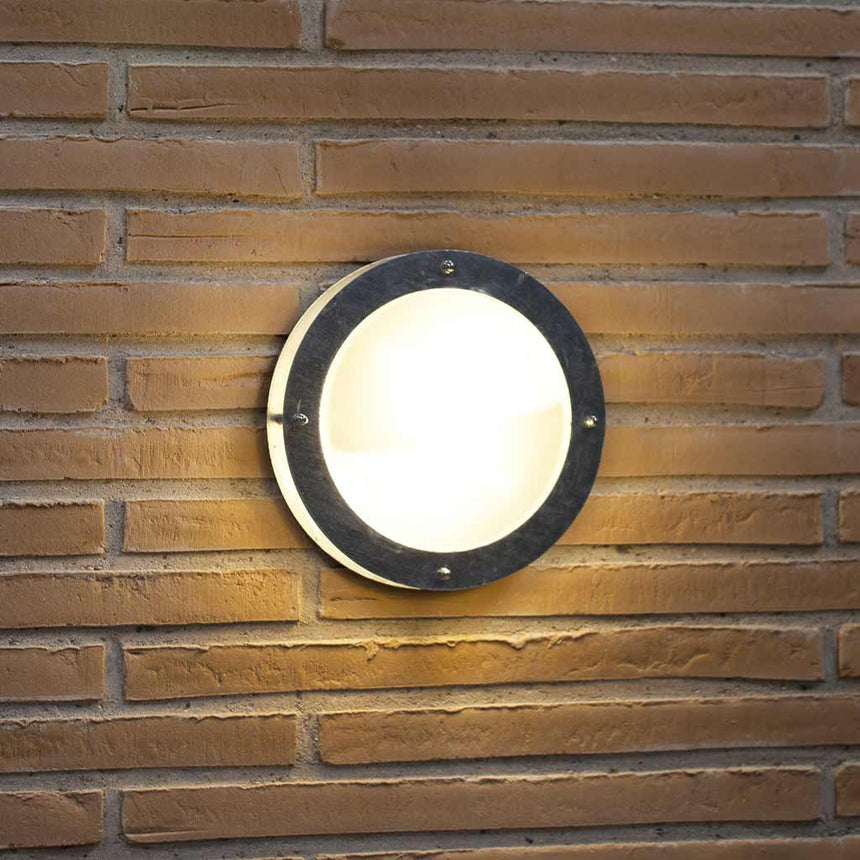 Nordlux Malte Wall Light - Galvanised - Outdoor Lighting - Lampsy