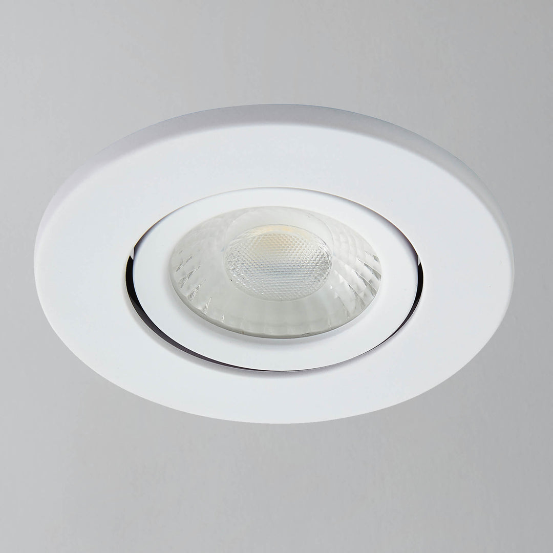 Mercer LED Bathroom Downlight - Tilt-able IP65 Fire-rated