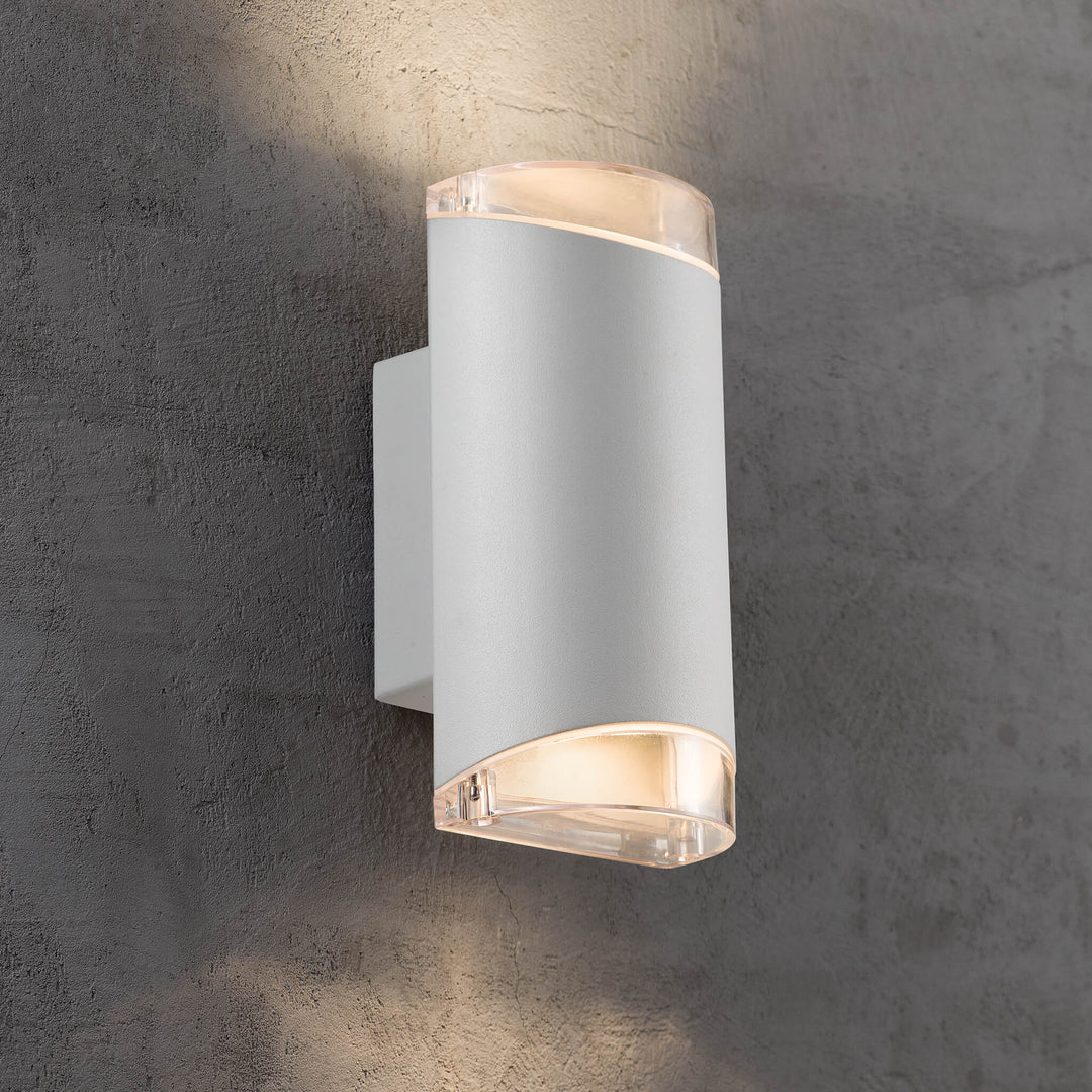 Nordlux Arn Up & Down Outdoor Wall Light - White-Lampsy