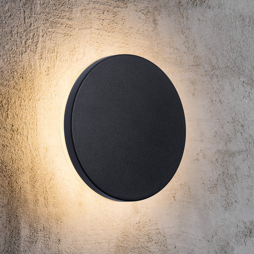 Nordlux Artego Round LED Outdoor Wall Light - -Lampsy