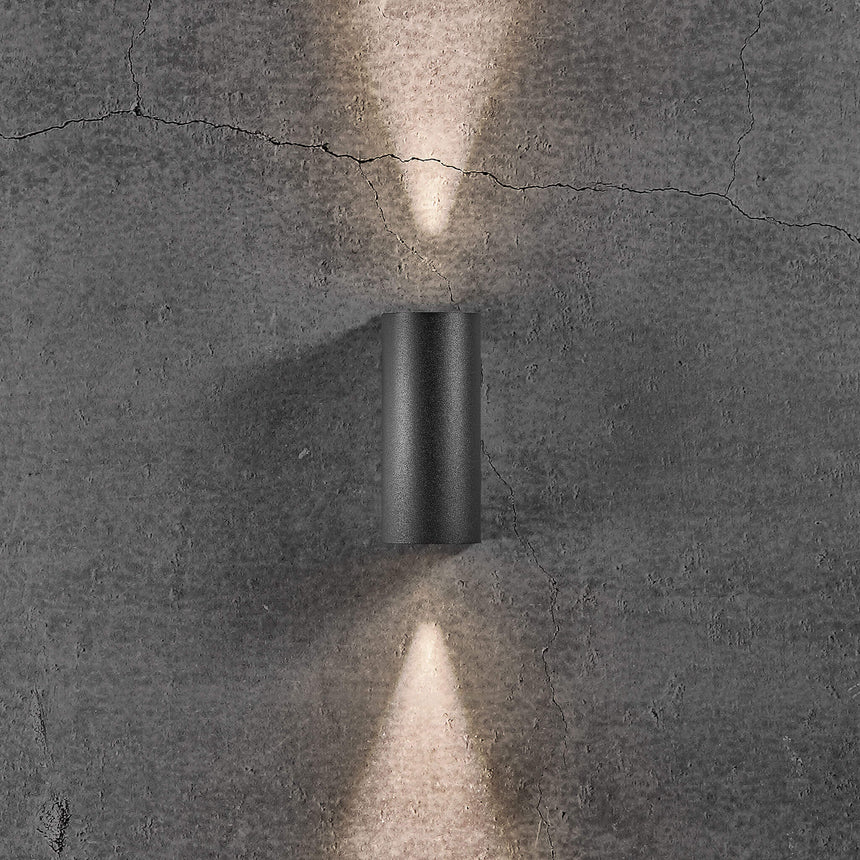 Asbol Up & Down Wall Light, Black