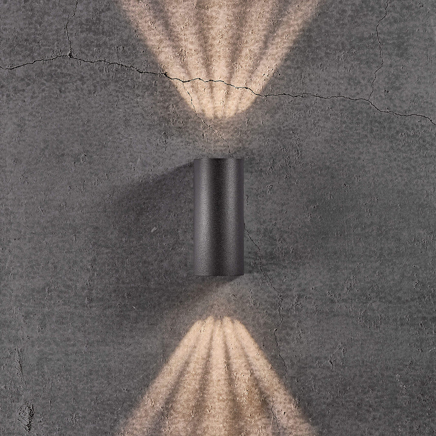 Asbol Up & Down Wall Light, Black