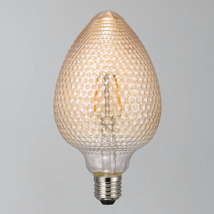 Avra Basic E27 1.5w Amber LED Filament Light Bulb [Clearance]