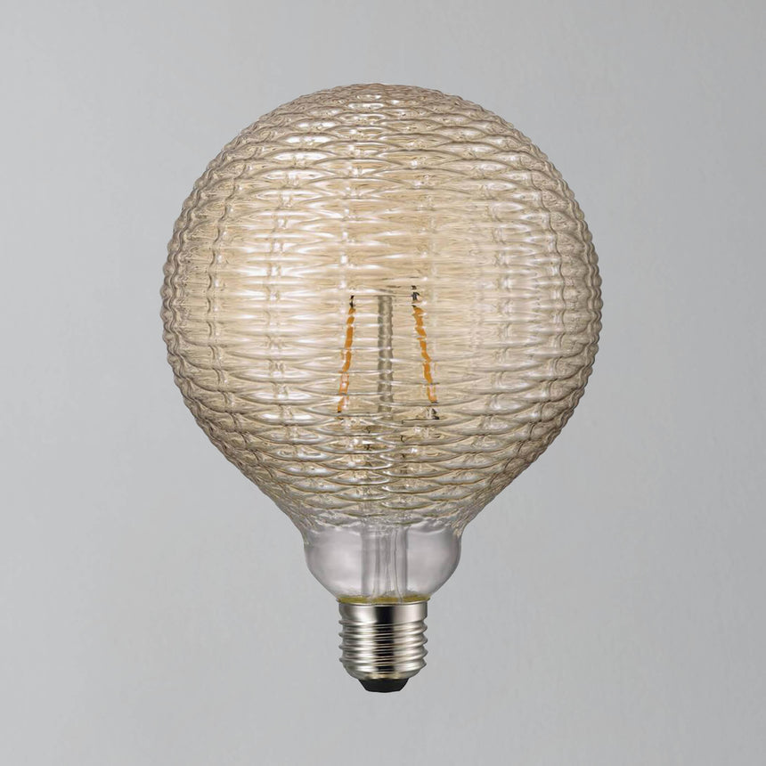 Avra Basic Dent Amber LED Filament Bulb E27 [Clearance]