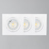 Carina Square Tiltable Downlights - 3 Pack