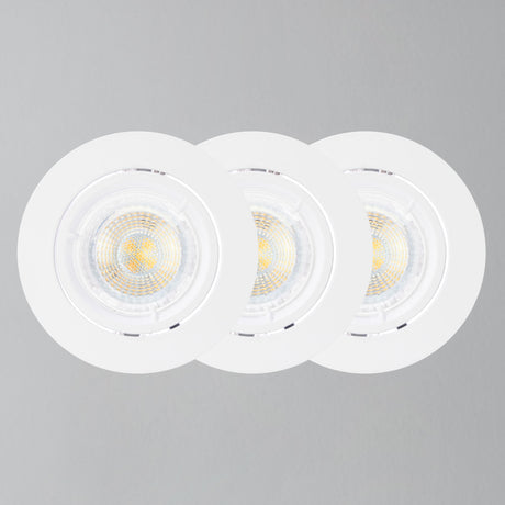 Carina Tiltable Downlights - 3 Pack