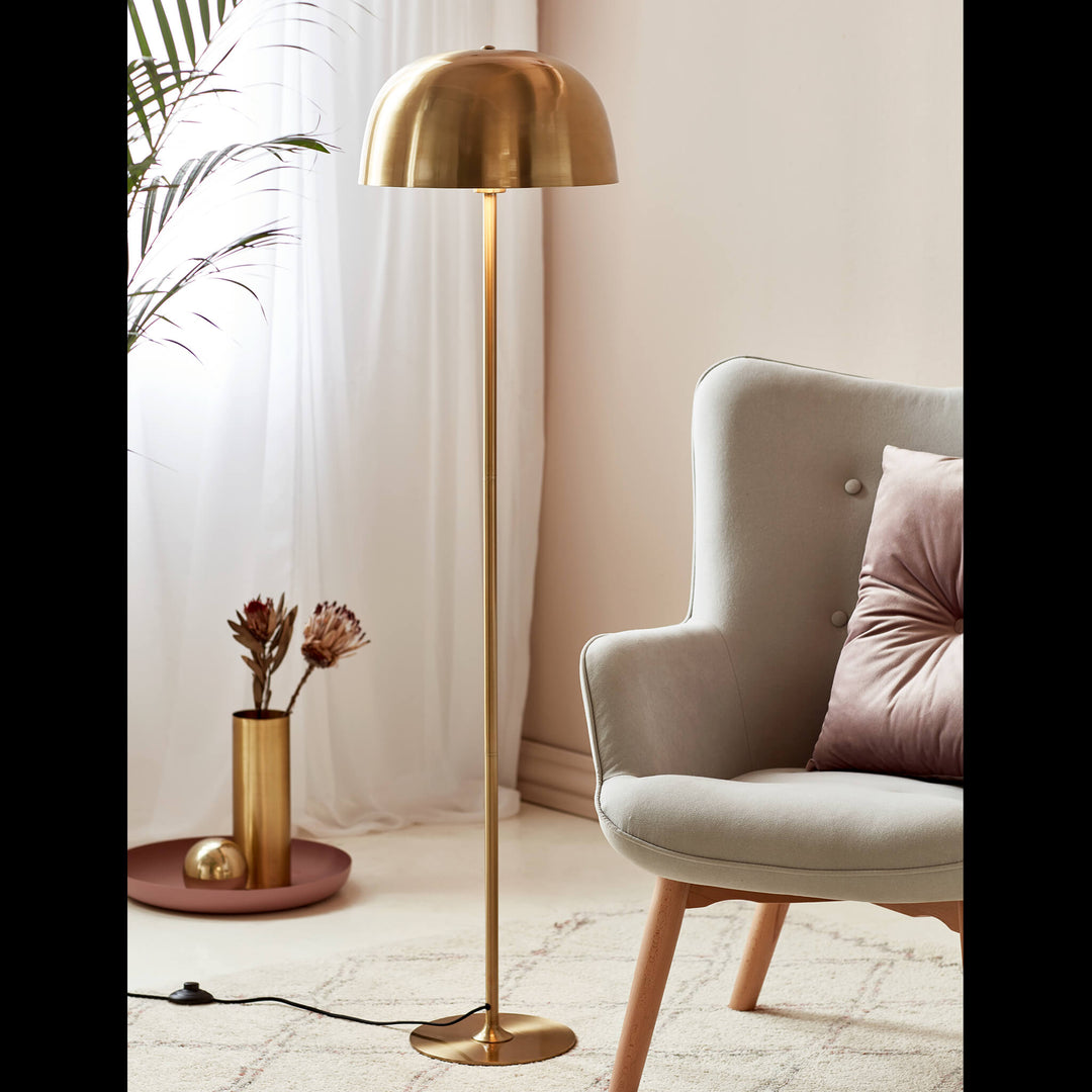 Nordlux Nordlux Cera Floor Lamp - Brass - -Lampsy