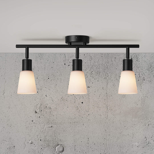 Cole 3 Light Ceiling Spotlight Bar Black