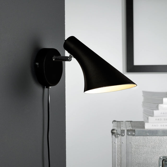 Nordlux Vanila Wall Light - Black-Lampsy