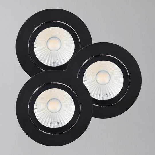Dorado Tilt 2700k LED Dimmable Downlights - 3 Pack
