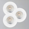 Dorado Tilt 2700k LED Dimmable Downlights - 3 Pack