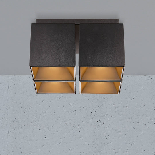 Ethan Square 4 Spot Surface Mount Downlight