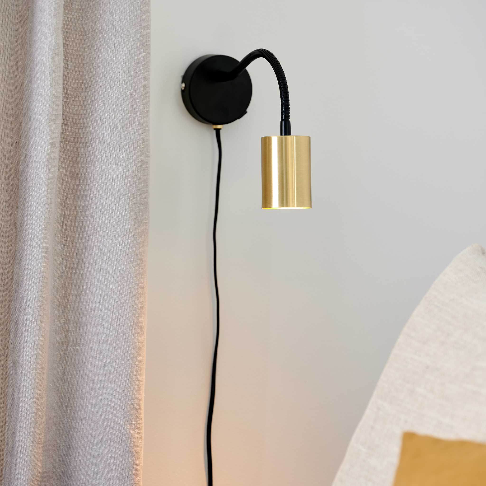 Nordlux Explore Flex Plug In Wall Spot Light Switched Lampsy