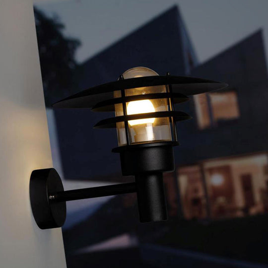 Nordlux Lonstrup 32 Wall Light - Black - Outdoor Lighting - Lampsy