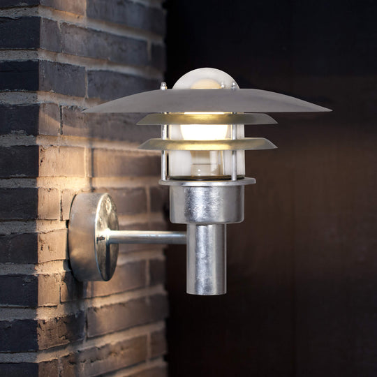 Nordlux Lonstrup 32 Wall Light - Galvanised-Lampsy