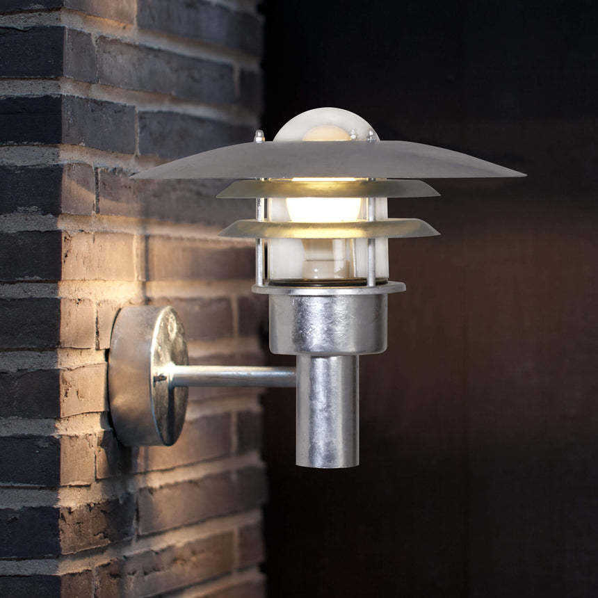 Nordlux Lonstrup 32 Wall Light - Galvanised-Lampsy