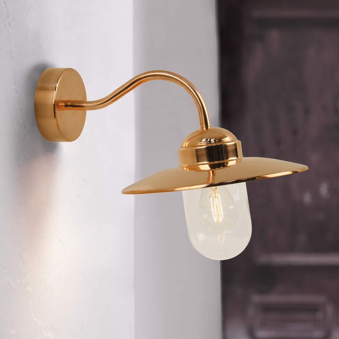 Nordlux Luxembourg Outdoor Wall Light - Copper-Lampsy