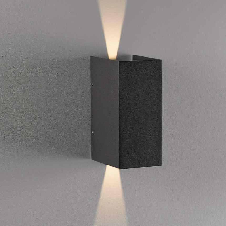 Nordlux Norma LED Wall Light - Grey - Outdoor Lighting - Lampsy