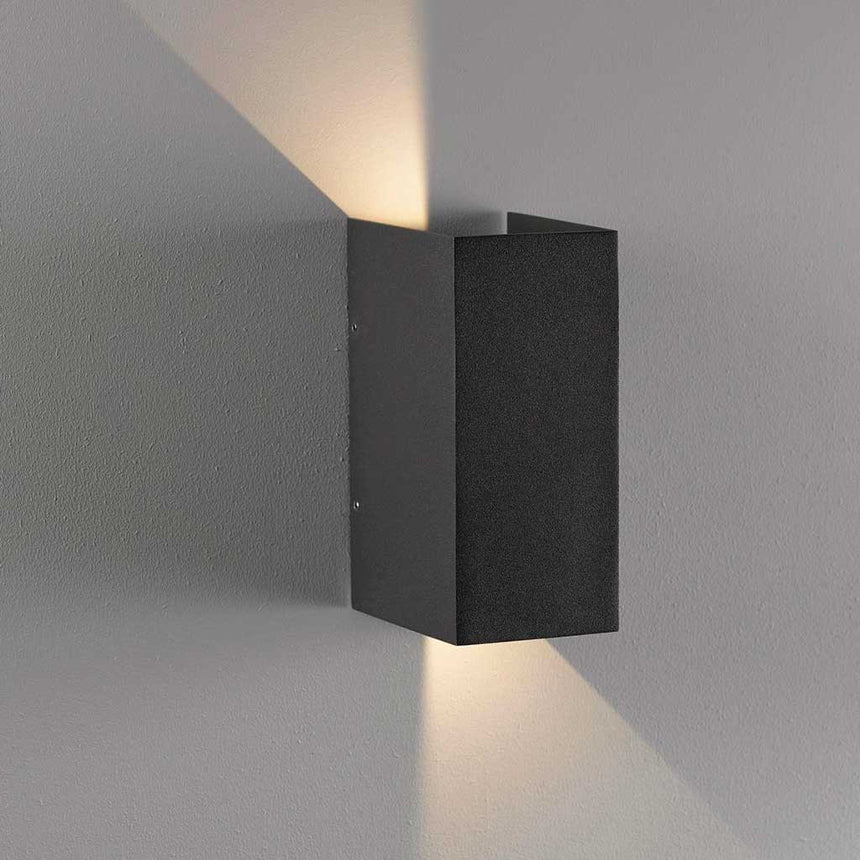 Nordlux Norma LED Wall Light - Grey - Outdoor Lighting - Lampsy