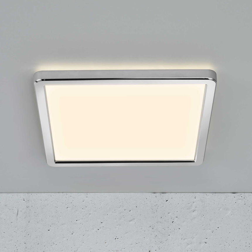 Oja Square LED Bathroom Ceiling Light IP54 - 3 Step MoodMaker