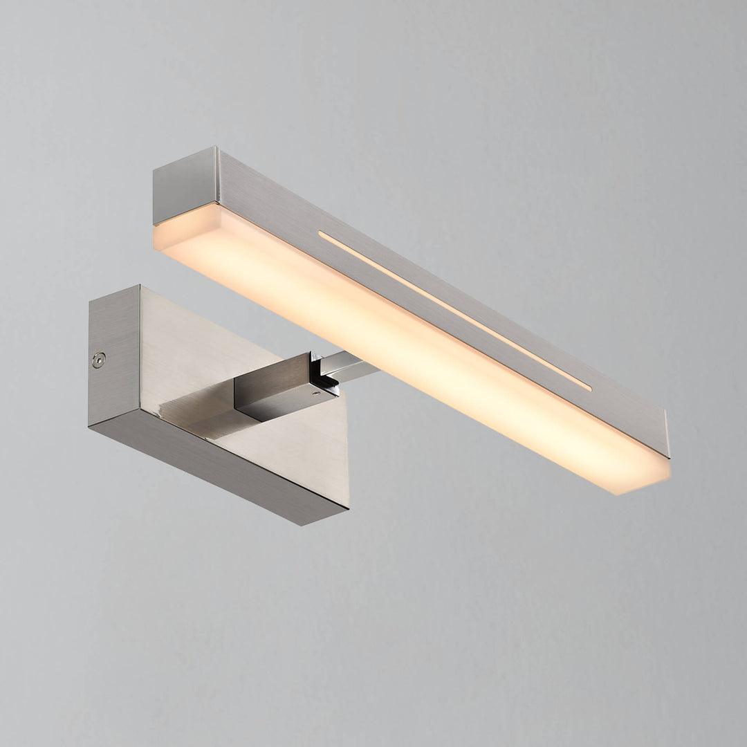Nordlux Nordlux Otis Bathroom Wall Over Mirror Light - 40-Brushed Nickel-Lampsy